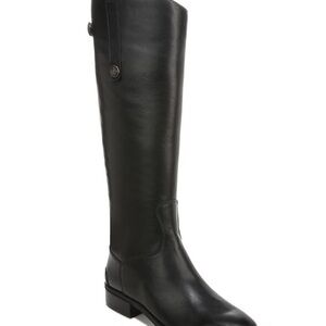 Sam Edelman Black Over the Knee Boots- the Tall Penny Leather Boot
